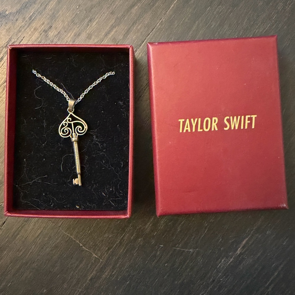 Taylor Swift RED Key Necklace